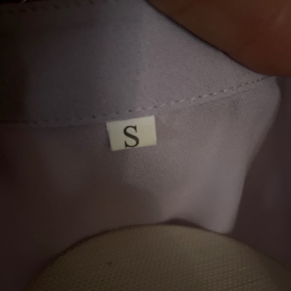 Lilac sleeveless lace trim blouse - Picture 6 of 7